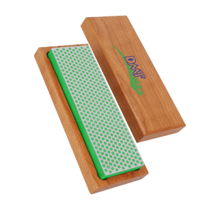 DMT Diamant Schleifstein Extrafein in Holzbox, 6 Zoll. Schleifmittel für Messer und Werkzeuge.