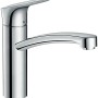 Hansgrohe Logis Küchenarmatur, 160 mm, Chrom, Einhebelmischer mit schwenkbarem Auslauf.