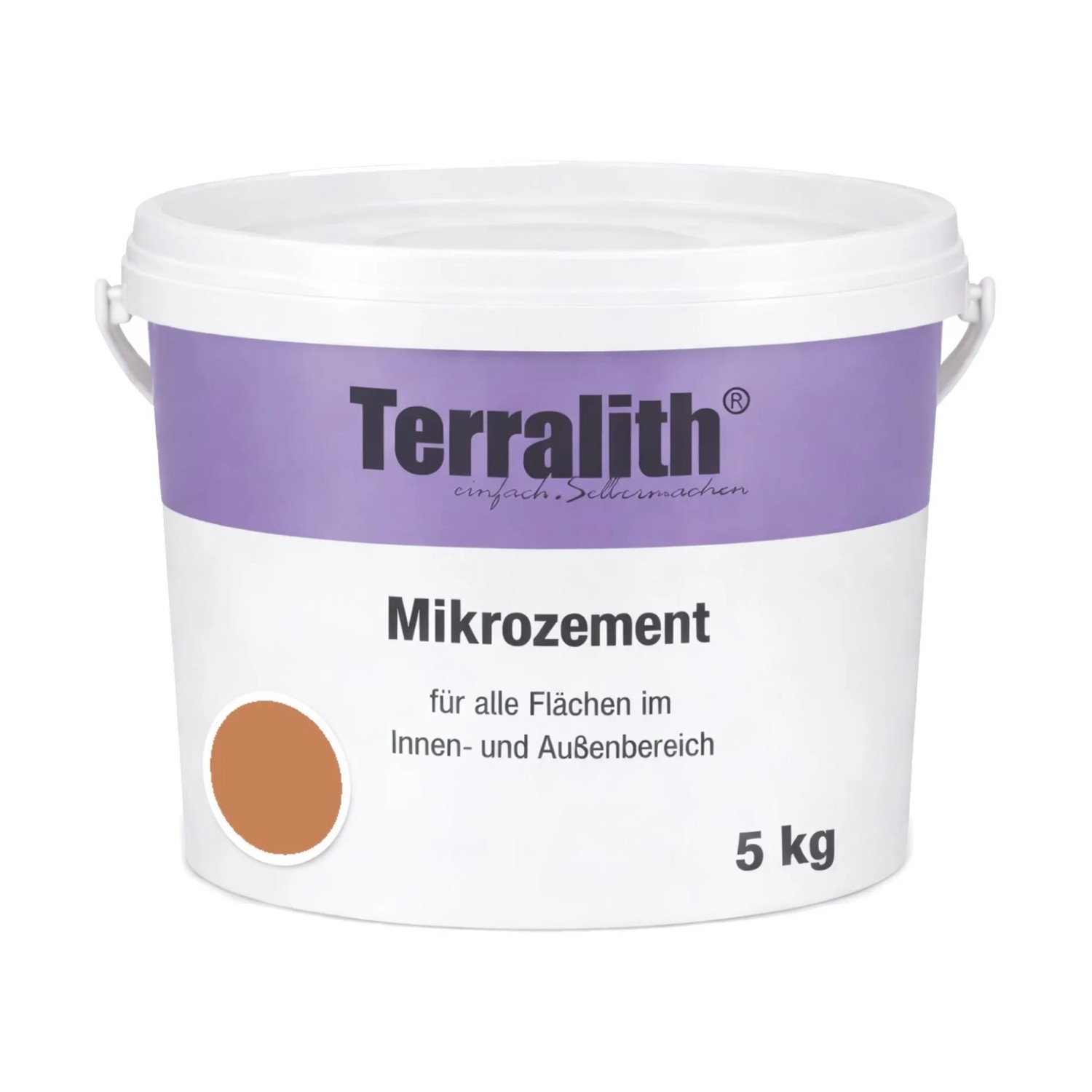 Terralith Mikrozement Fix & Fertig LFC0263 Terracotta 5kg Grob 4,25qm