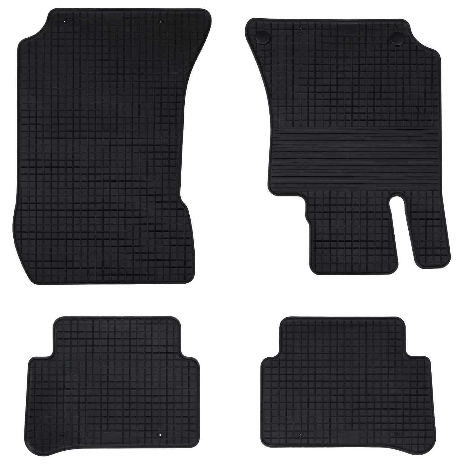 vidaXL Autofußmatte 4-Tlg Schwarz Geeignet für MERCEDES E 2009-2016 42029149