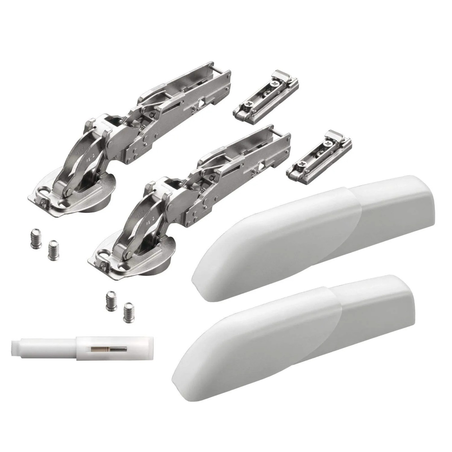 SALICE Pacta Klappenbeschlag für Mittelschwere Klappen Bis 6,7 Kg Weiß