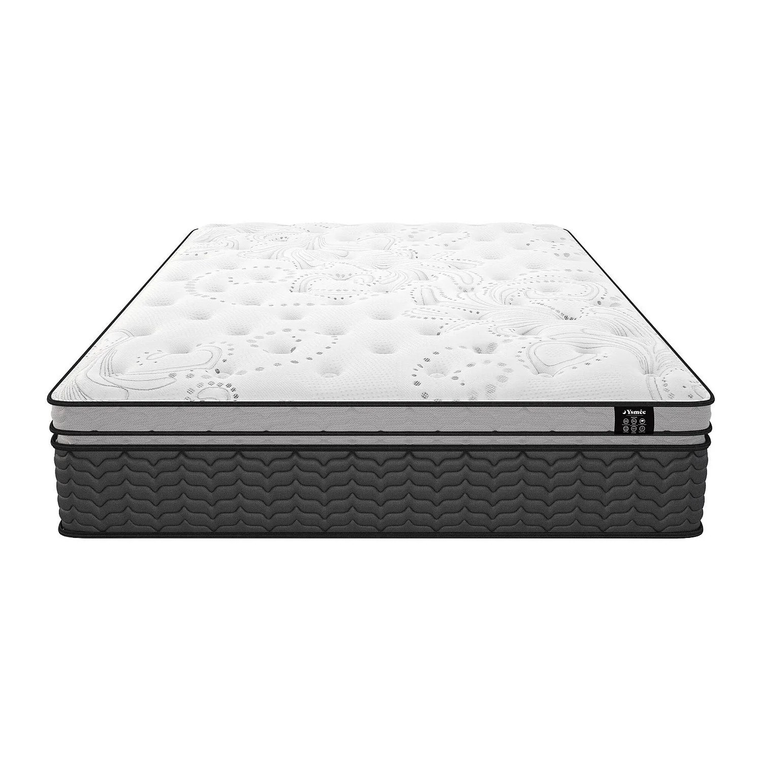 Vente-unique Standardmatratze Gamiani Weiß 200 cm
