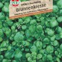 Samenpackung Sperli Brunnenkresse Froschkönig mit grünen Blättern.
