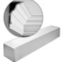 ORAC DECOR C340 LUXXUS Zierleisten Set, 12 Stuckleisten (24m), weiß, für Wand und Decke.