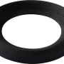 Schwarze KÖRO Profildichtung für Ablaufventil 1 1/2", 69x42x10 mm.