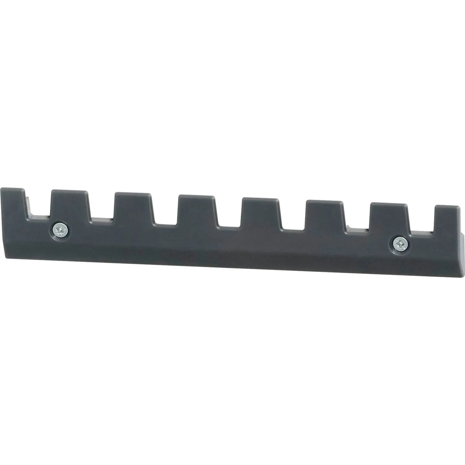 Ninka Wandhalter Halter für Abfallbehälter oder Küchenutensilien 174x30mm Kunststoff Dunkelgrau