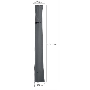 Schneider Premium Schutzhülle für Sonnenschirme bis Ø 400cm, wasserdicht, mit Reißverschluss und Stab.