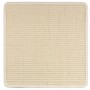 Beige Vesper Kratzmatte, 32x32 cm, für Kratzbaum, aus robustem Seegras.