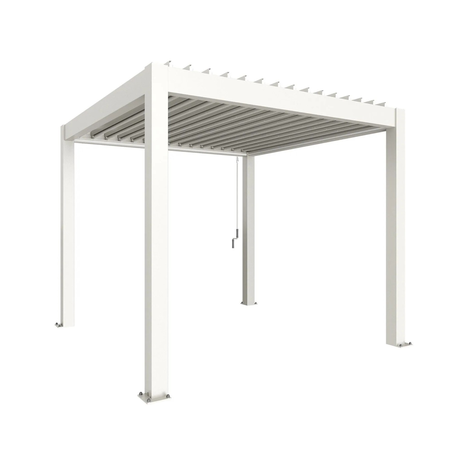 Biohort Pergola 3 m x 3 m Weiß