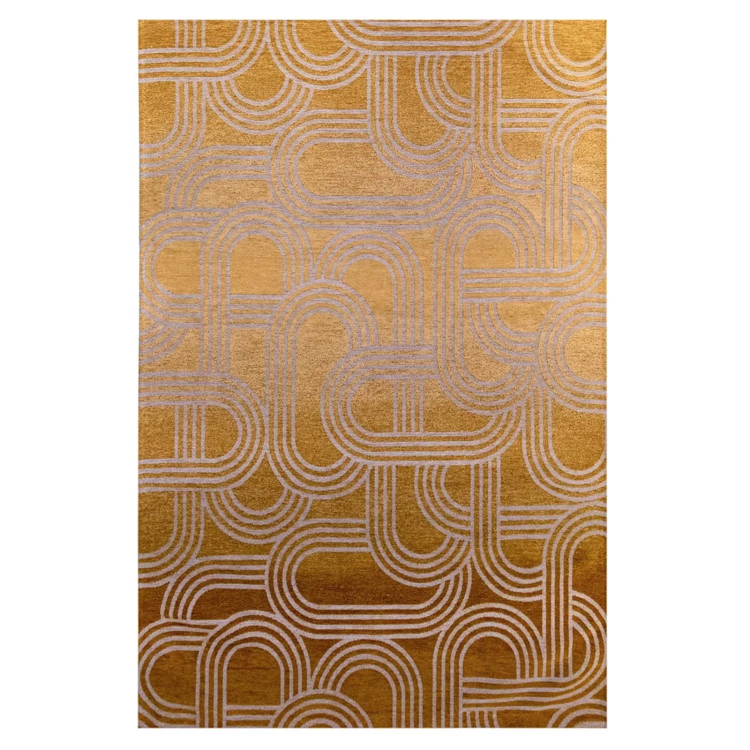 Lola&Moi Teppich Honey Cake Braun 140x200cm
