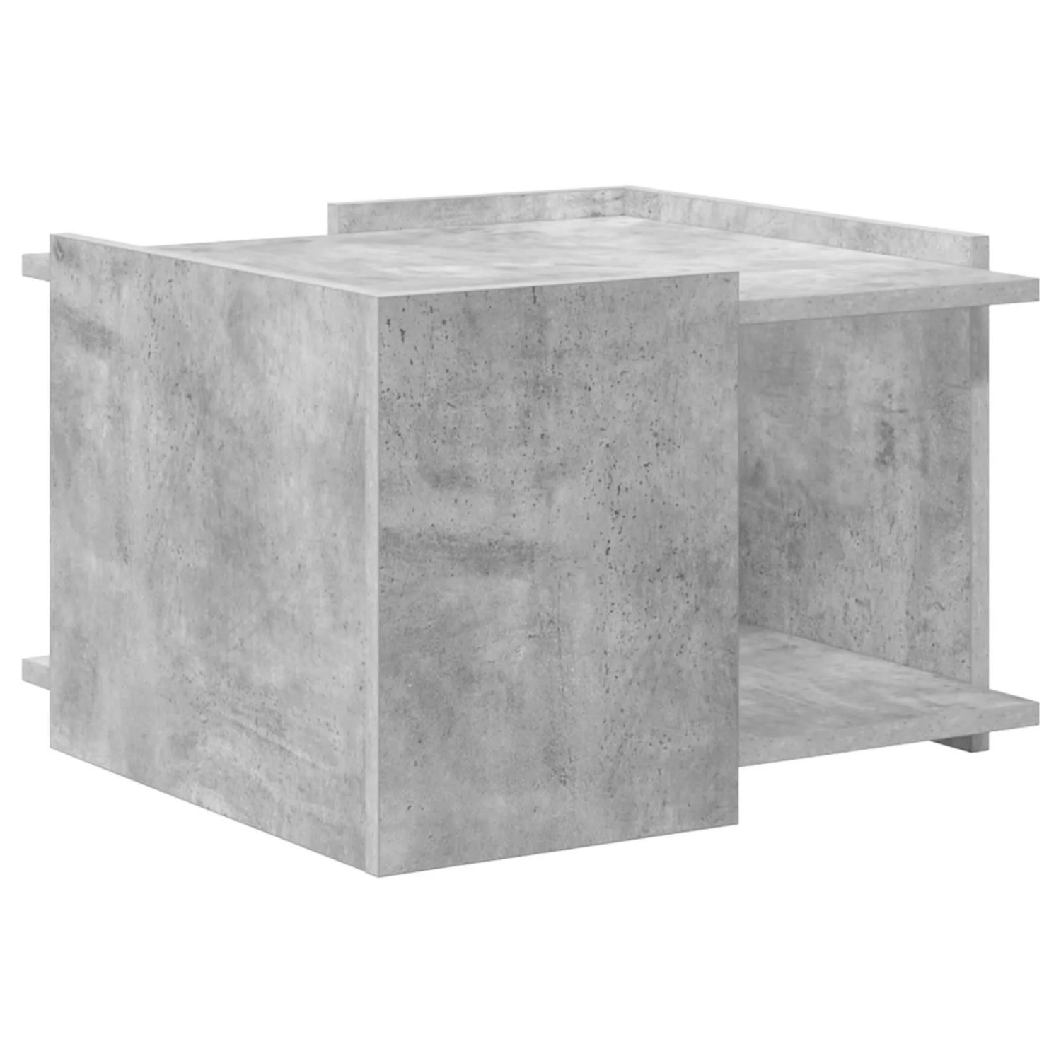 vidaXL Couchtisch Betongrau 50,5 x 50 x 33 cm Holzwerkstoff 8001005