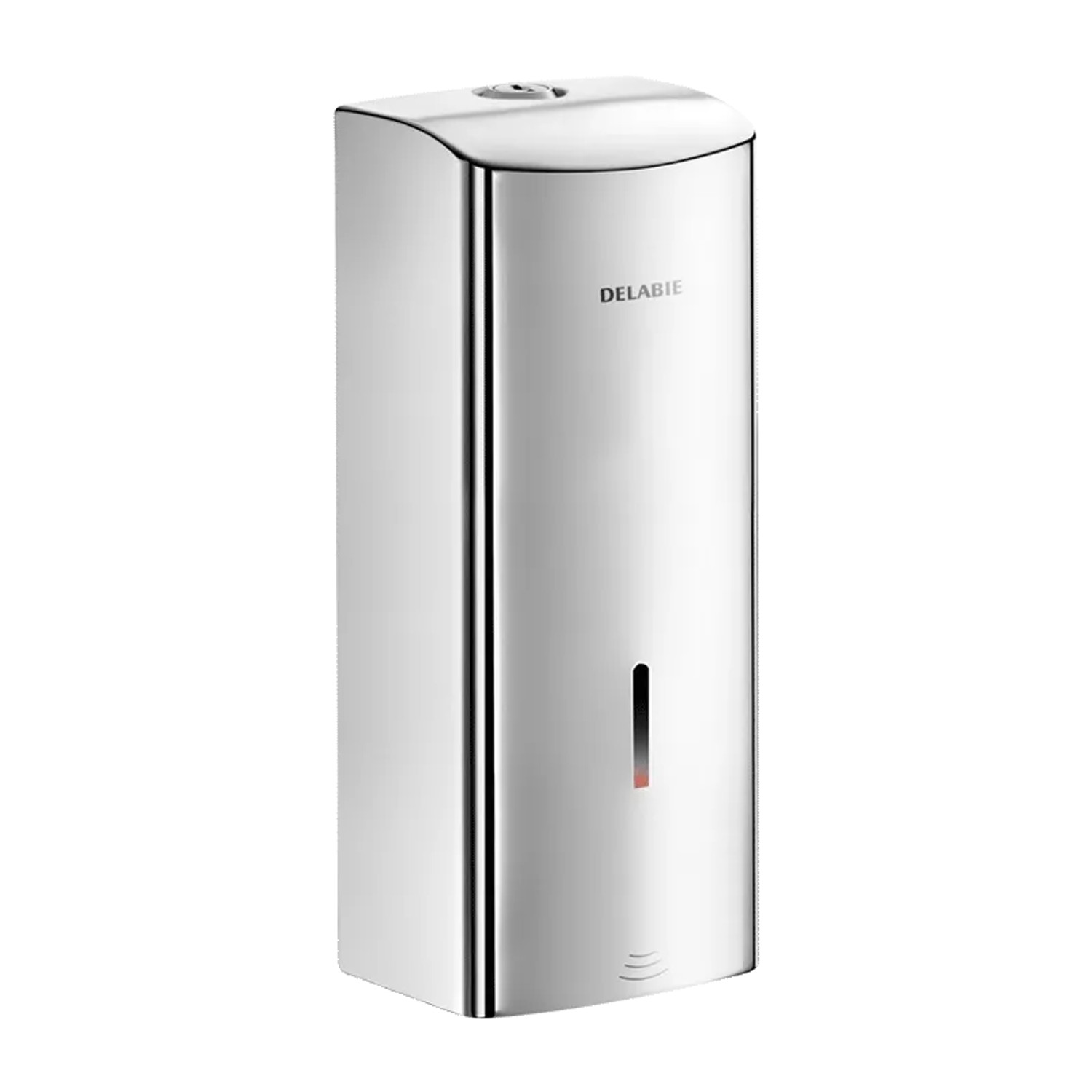 Delabie elektronischer Flüssigseifenspender 1,, Edelstahl 1.4301 hochglanzpoliert.