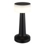 Dimmbare Globo LED-Tischleuchte Angelika, schwarz matt, 21,5 cm hoch.