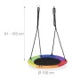 Relaxdays Nestschaukel Stahl Bunt Höhenverstellbar Ø 100 cm_4