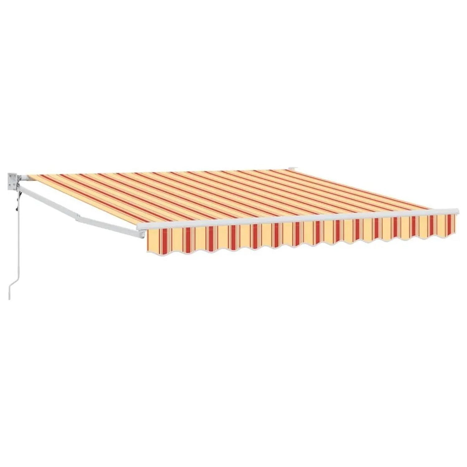 vidaXL Einziehbare Markise Gelb und Orange 300 x 250 cm 3329970