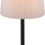 Anthrazitfarbene Paul Neuhaus LED-Tischleuchte Falter, 60 cm hoch, für Innen & Außen.