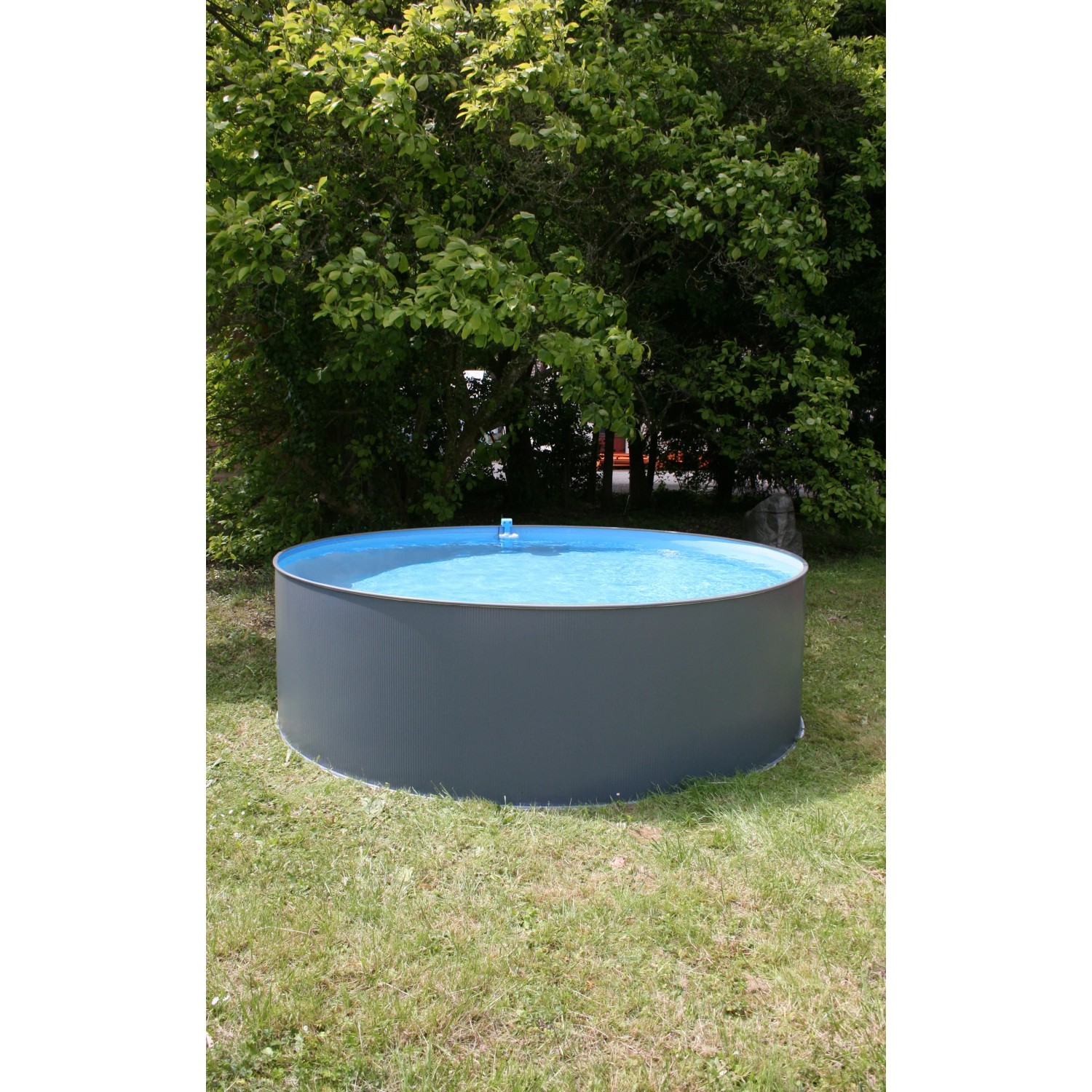 Rundbecken Anthrazit 350 cm x 120 cm