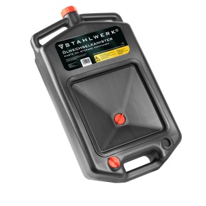 STAHLWERK Ölwechselkanister 10L, Ölauffangwanne aus Kunststoff, tragbar.