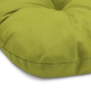 Beautissu Lisa Stuhlkissen, 40x40cm, Apfelgrün, 4er-Set. Quadratisches Sitzkissen mit Steppung.