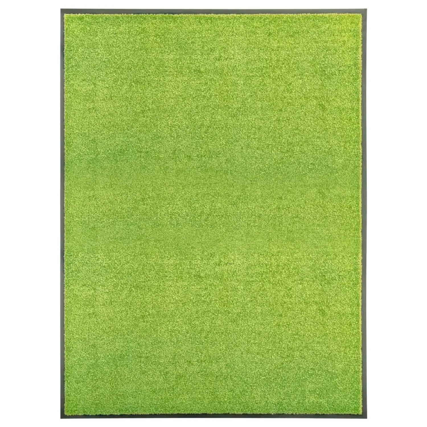vidaXL Fußmatte Waschbar Grün 90x120 cm 323430