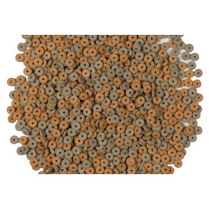 Tetra FunTips: Haft-Futtertabletten für tropische Fische, orange und grün, 165 Stück.