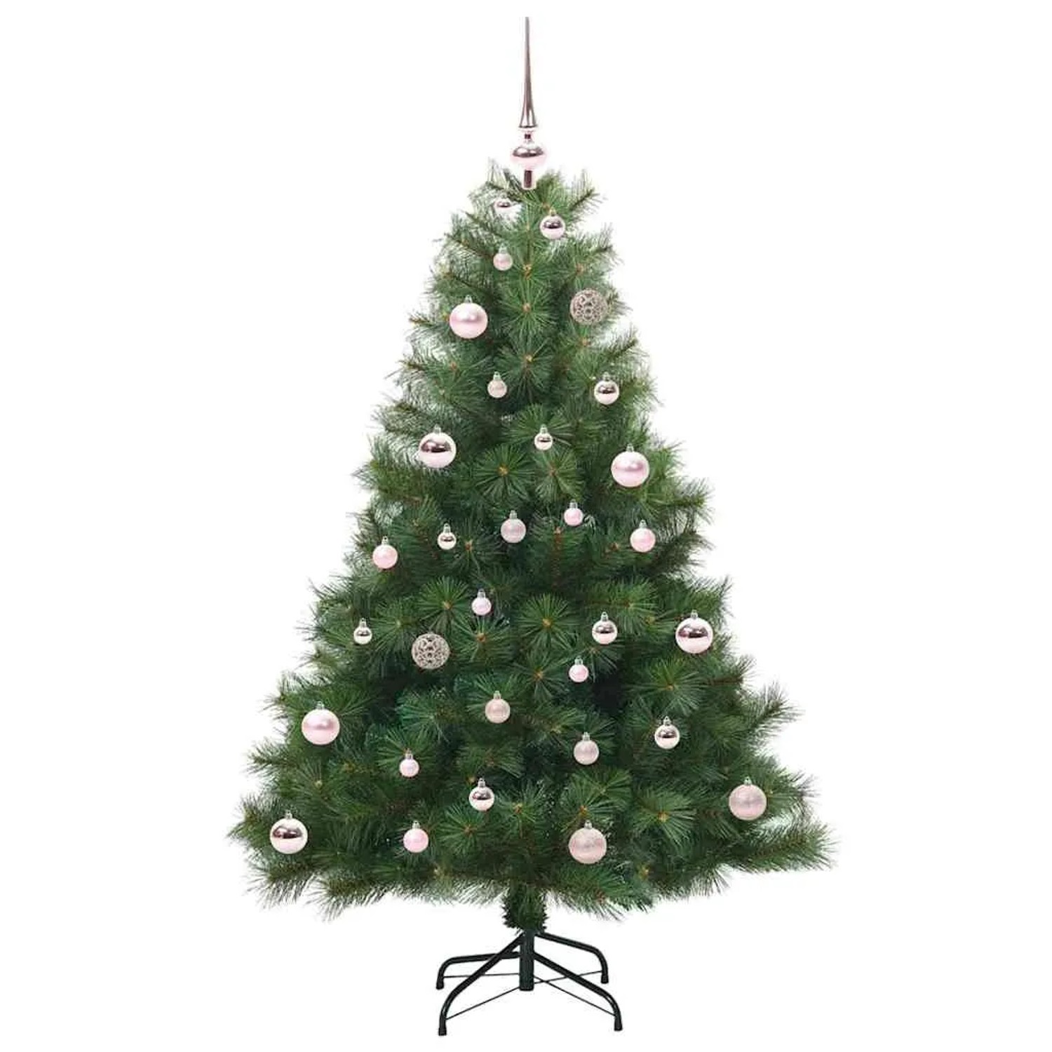 vidaXL Künstlicher Weihnachtsbaum mit 150 LEDs Grün 150 cm PE und PVC 3397772
