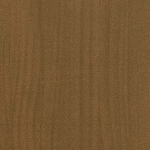 Detailaufnahme: Honigbraunes Kiefernholz des vidaXL Nachttischs. Holzmaserung sichtbar.