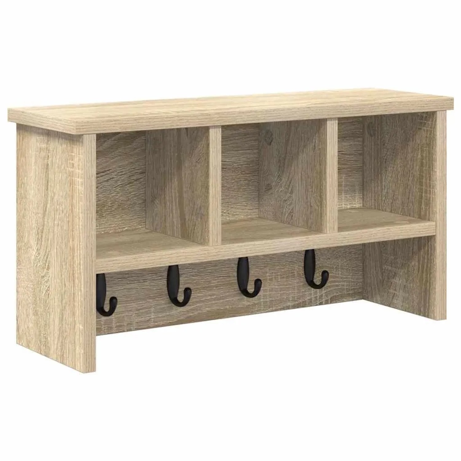 vidaXL Wandmontierter Kleiderständer Sonoma-Eiche 50 x 16 x 26 cm 874309