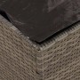vidaXL Kissenbox mit Speicher Grau 50 x 50 x 50 cm Poly-Rattan 365410_9