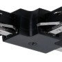 Paulmann URail T-Verbinder, starr, schwarz matt, für 230V Schienensysteme.