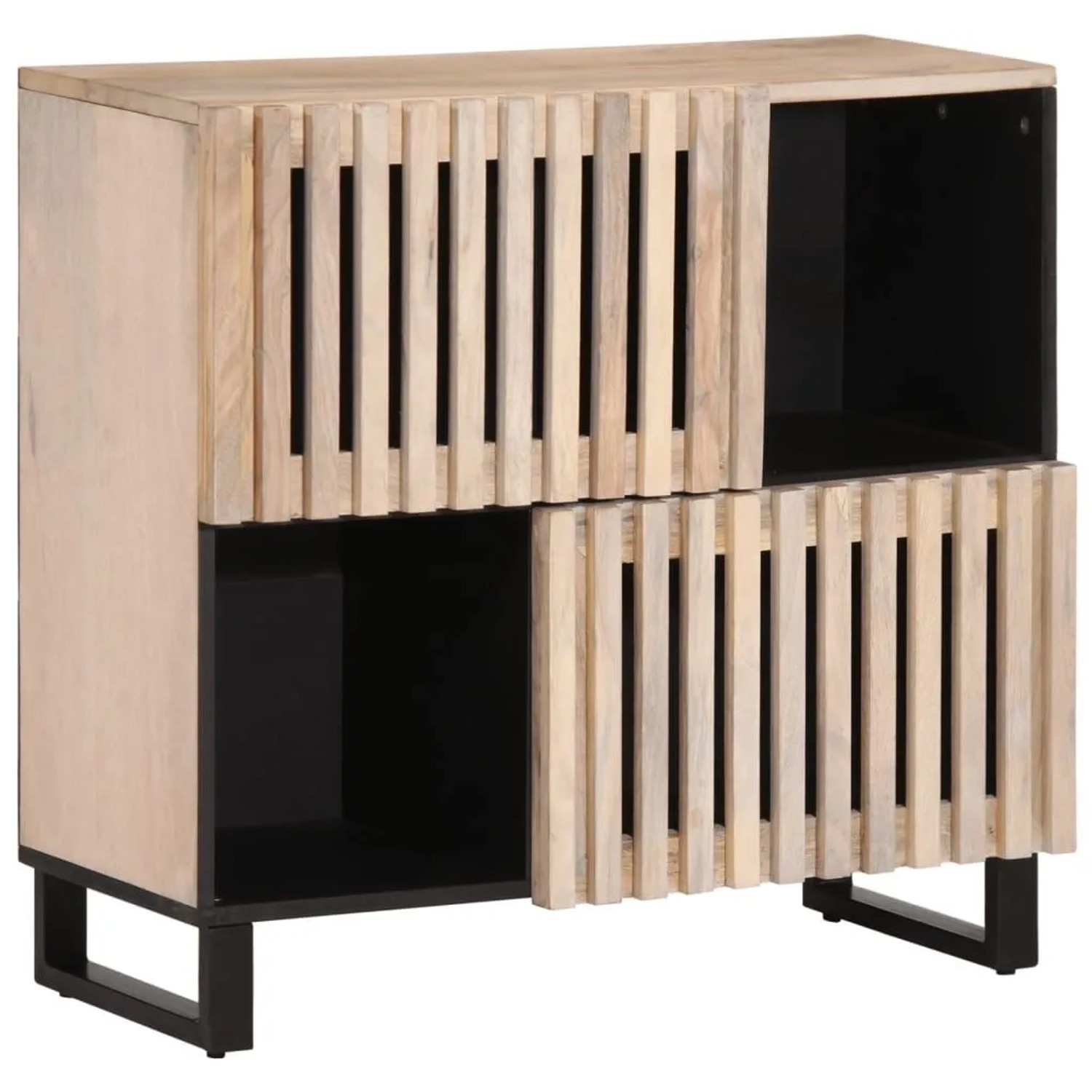 vidaXL Sideboard 80x34x75 cm Massivholz Mango 377572 günstig online kaufen