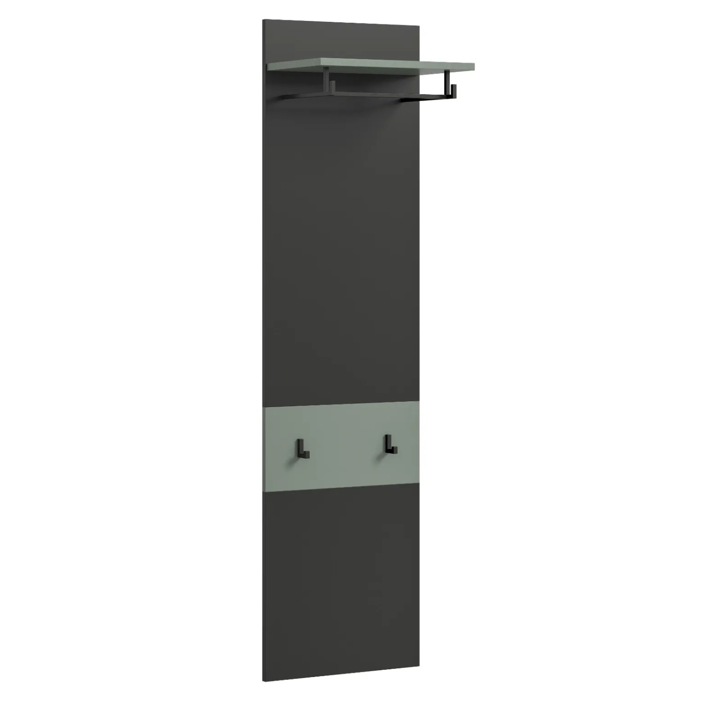 Inn.Furn Garderobenpaneel in Grau und Salbei 45 x 165 cm Cooper_8