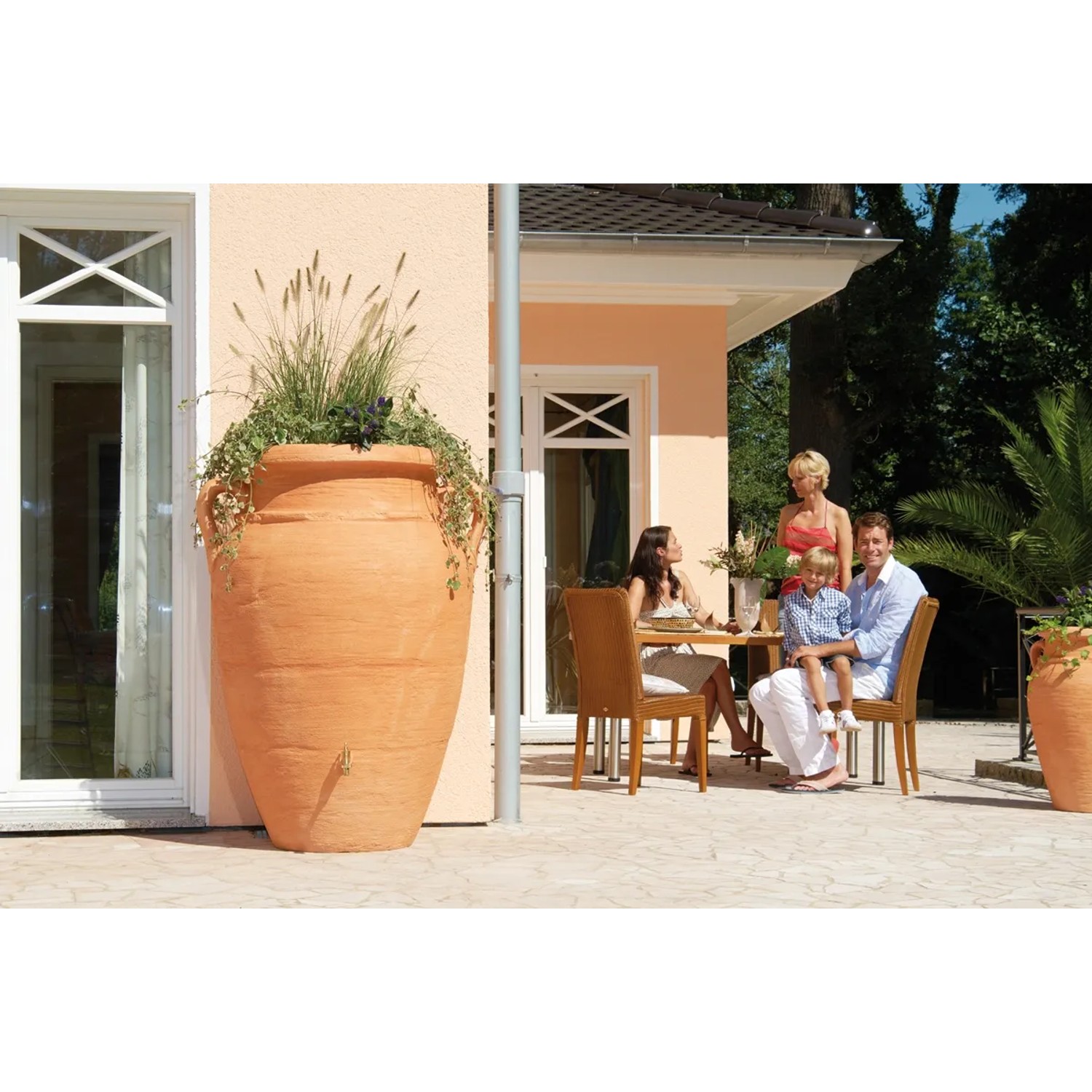 Elegantes Regentonne Amphore 360 L Obi Bilder