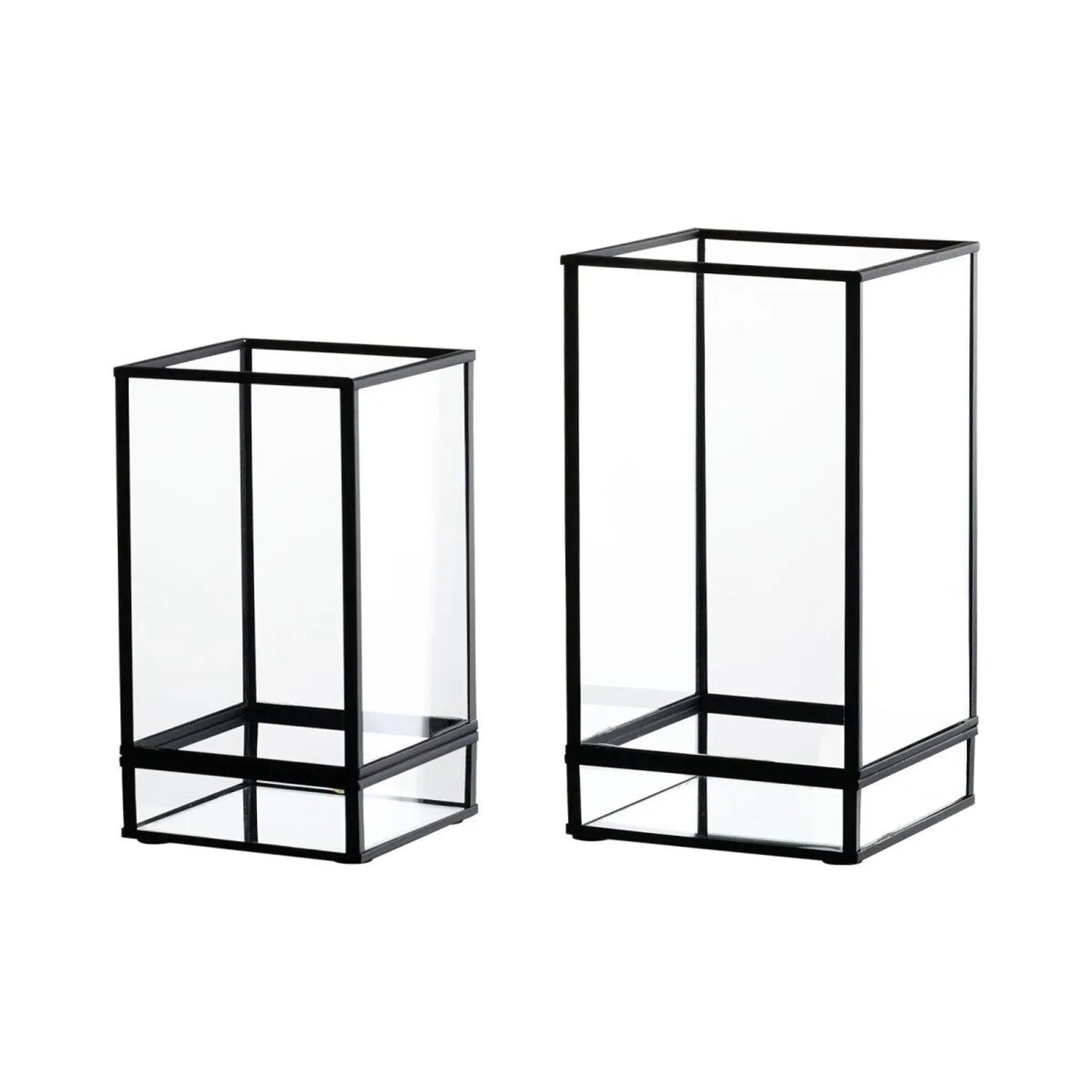 Ritzenhoff & Breker Nero Windlichter-Set 2-teilig Eckig