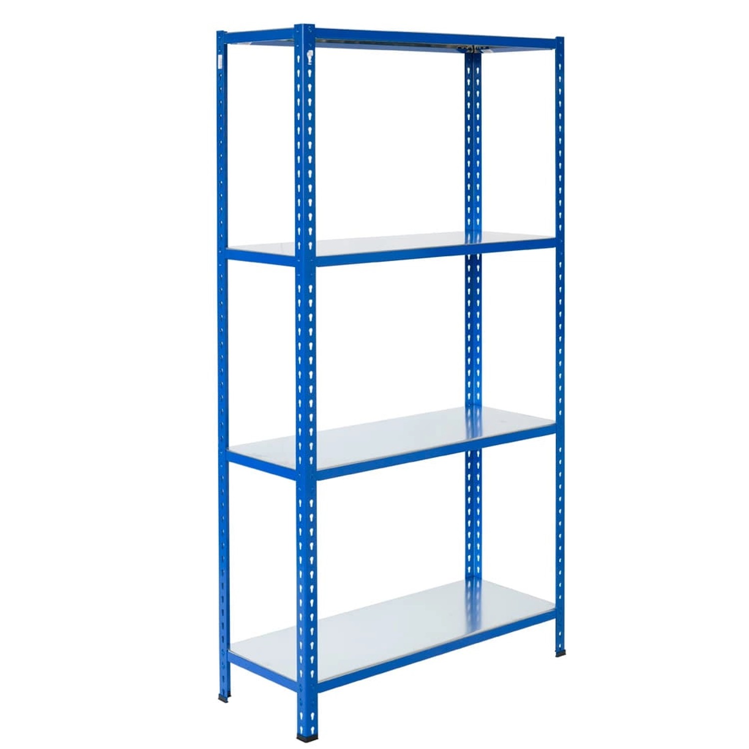 Ar Shelving Steckregal Blau & Verzinkt 250 x 100 x 40 cm 4 Böden 180 kg günstig online kaufen