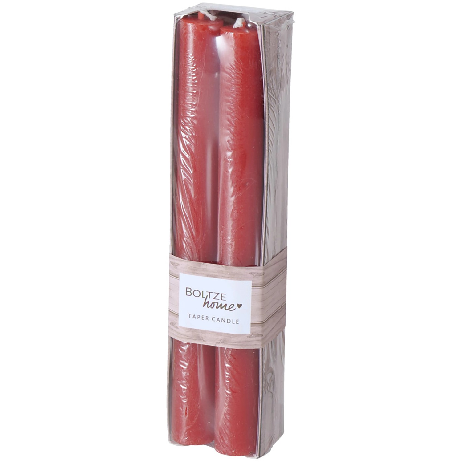 Boltze Stabkerze Melia 4-tlg. Rot