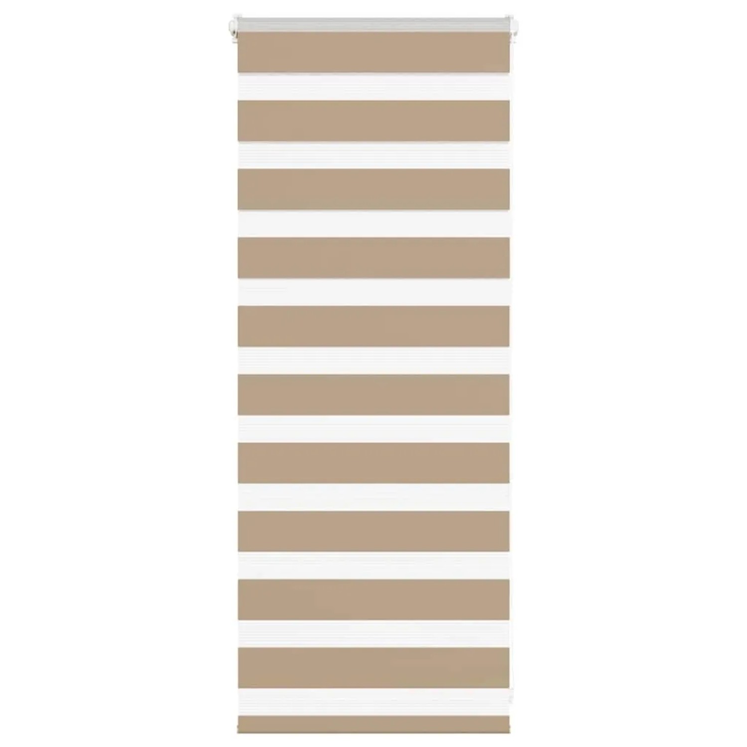 vidaXL Doppelrollo Sandbraun 55x100 cm Stoffbreite 50,9 cm Polyester 401451 günstig online kaufen