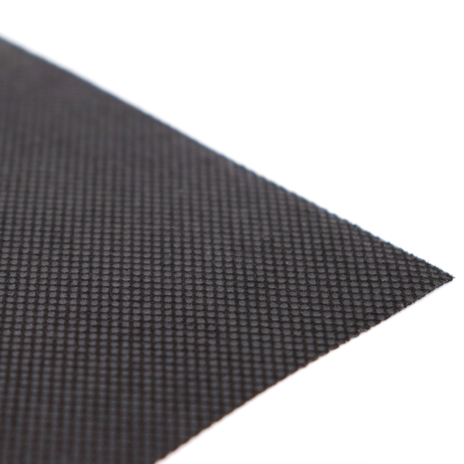 Detailaufnahme des schwarzen Aquagart Unkrautvlies 150g, 2m breit.