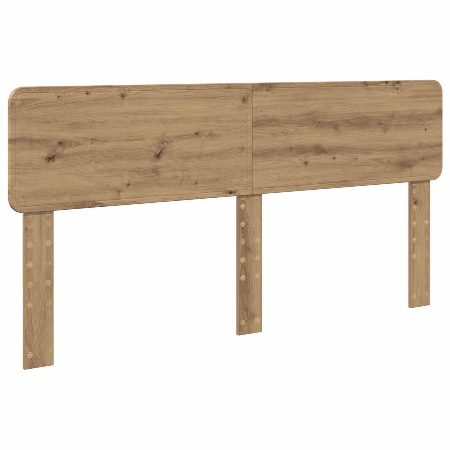 vidaXL Kopfteil mit Kopfteil Artisan-Eiche 180 cm Holzwerkstoff 888516
