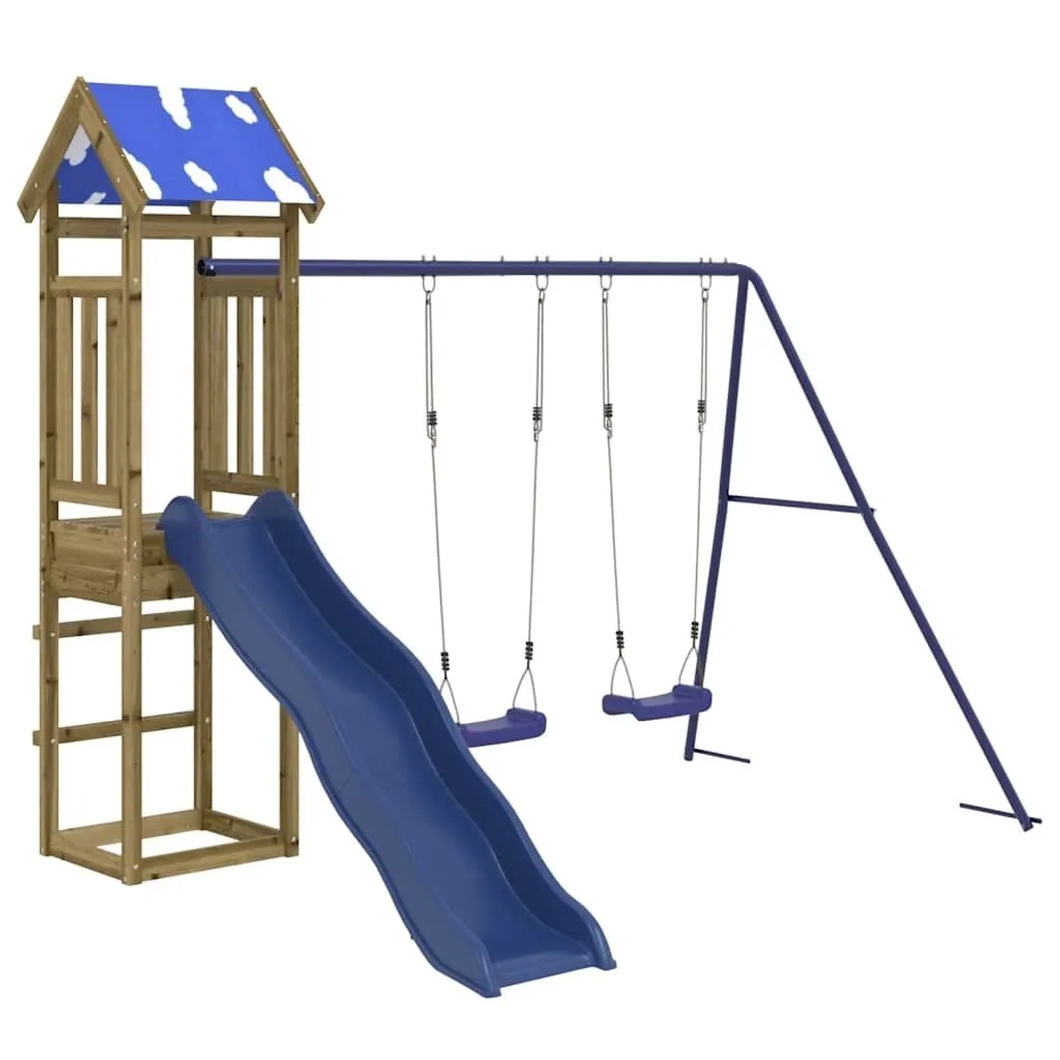 vidaXL Spielturm Imprägniertes Kiefernholz 3278958