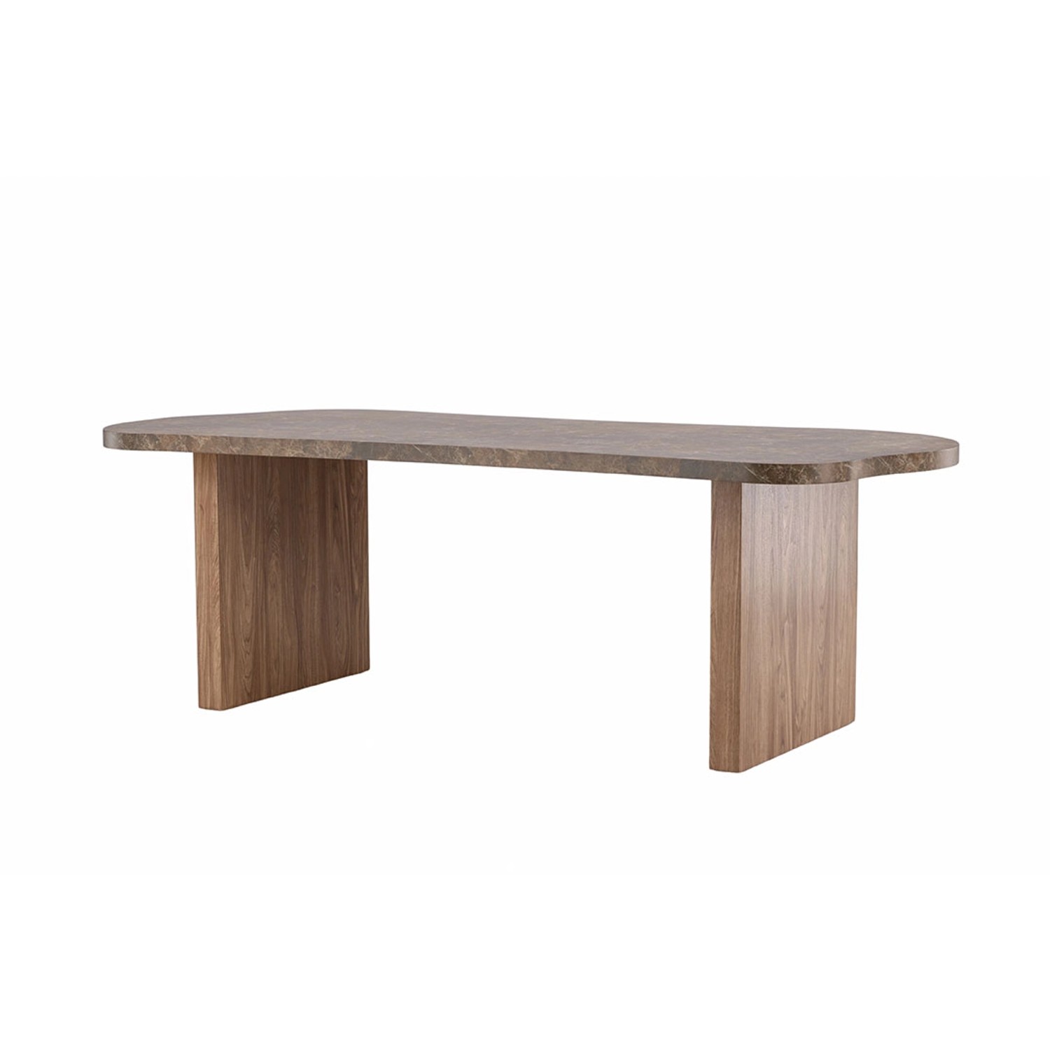 ebuy24 Eleonora Esstisch Oval 100x230 cm Braun günstig online kaufen