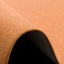 Detailansicht: Snapstyle Sisal Teppich Natur Orange, klassischer Sisalteppich, 100x100 cm.