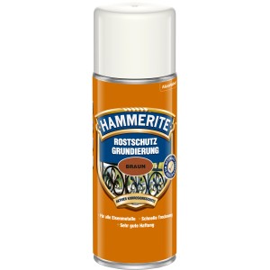 Hammerite Rostschutz-Grundierung Spray, braun, 400ml Dose. Rostschutz für Eisenmetalle.