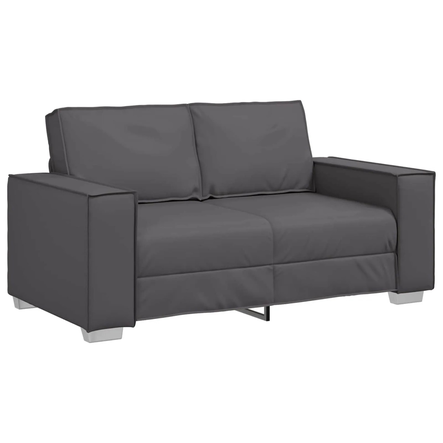 vidaXL Sofa Grau 160 x 80 x 84 cm Stoff 4105047