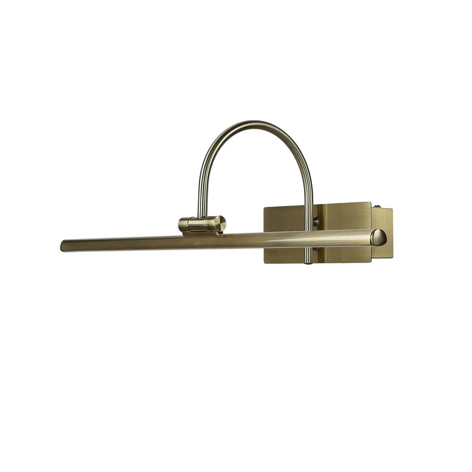 Licht-Erlebnisse LED Bilderleuchte Metall 45 cm Breit in Messing Antik