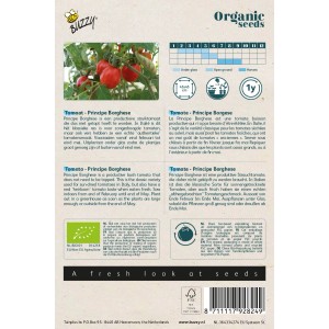 Buzzy Organic Tomaten Principe BorgheseBio SamenCa. 0,2 grProduktive Strauchtomate