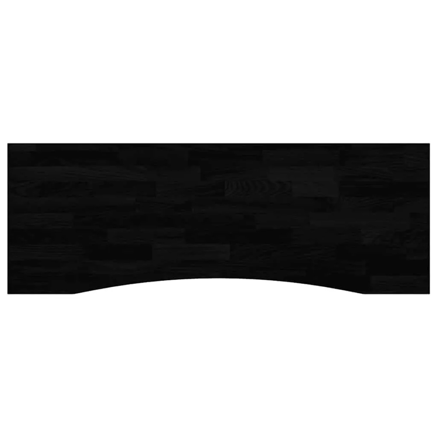 vidaXL Schreibtischplatte Dunkelbraun 140x50x2,5 cm Massivholz Eiche 4009030