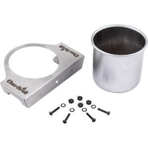 Char-Broil Gear Trax Flaschenhalter mit Öffner aus Edelstahl für Grillzubehör.