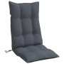 vidaXL Hochlehner-Auflagen 4 Stk Anthrazit Oxford-Gewebe 377603_5