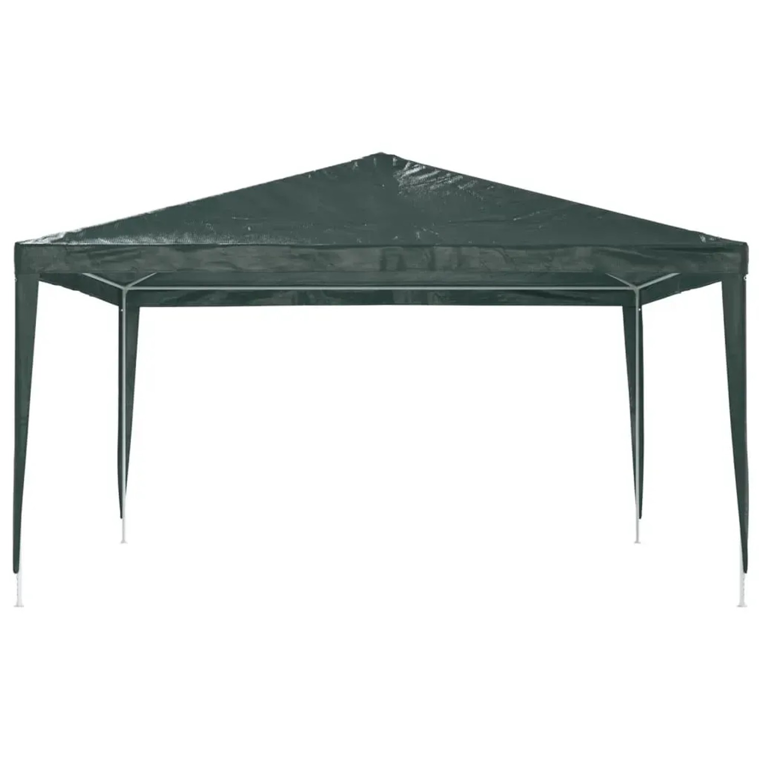 Grünes vidaXL Partyzelt, 4x4 m, ideal für Gartenpartys und als Sonnenschutz.